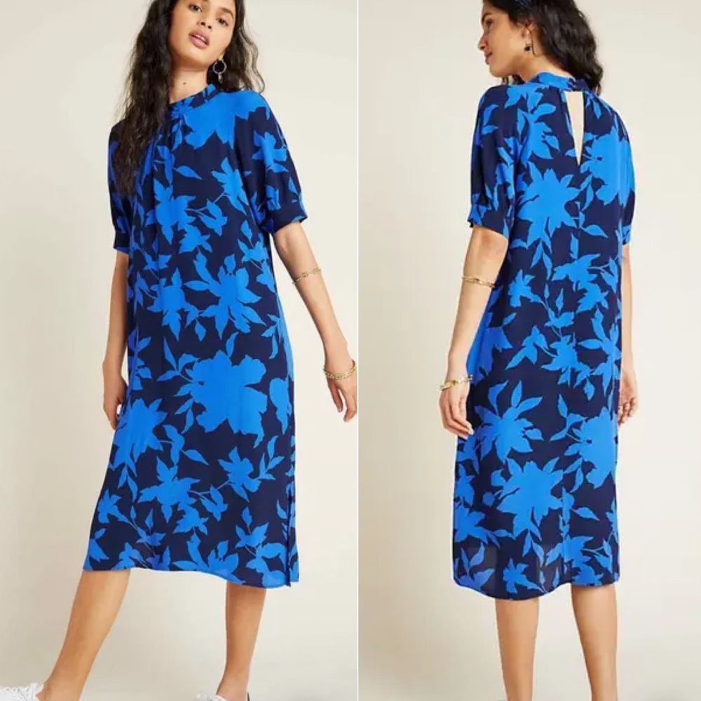 By Anthropologie McKenzie Mock Neck Tunic Dress size M